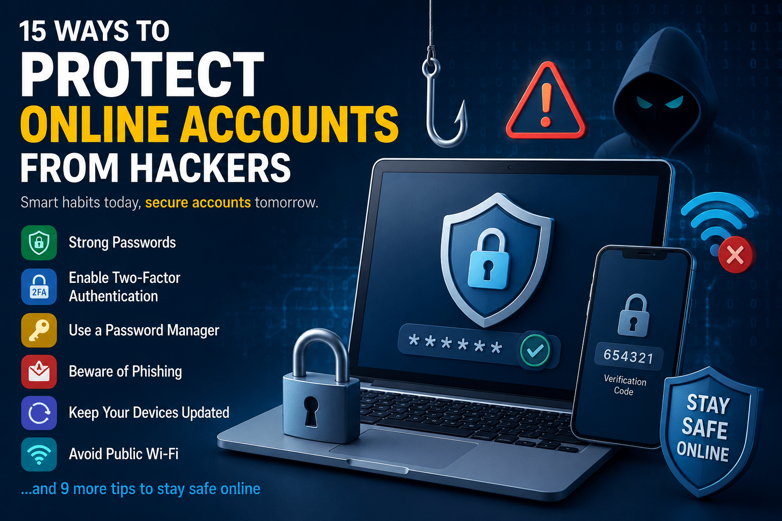 15 Ways to Protect Your Online Accounts From Hackers