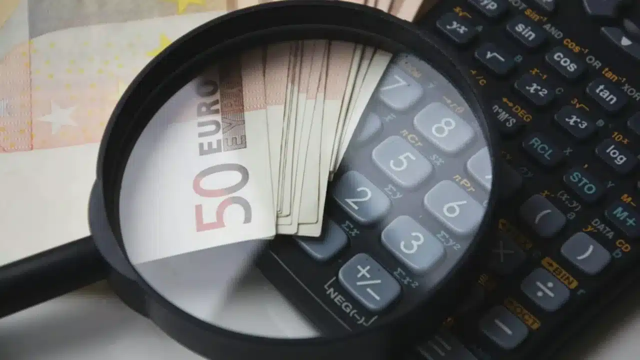 Budget Review Magnifying Glass